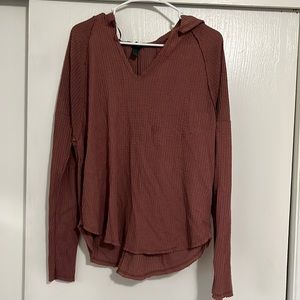 Light waffle hoodie